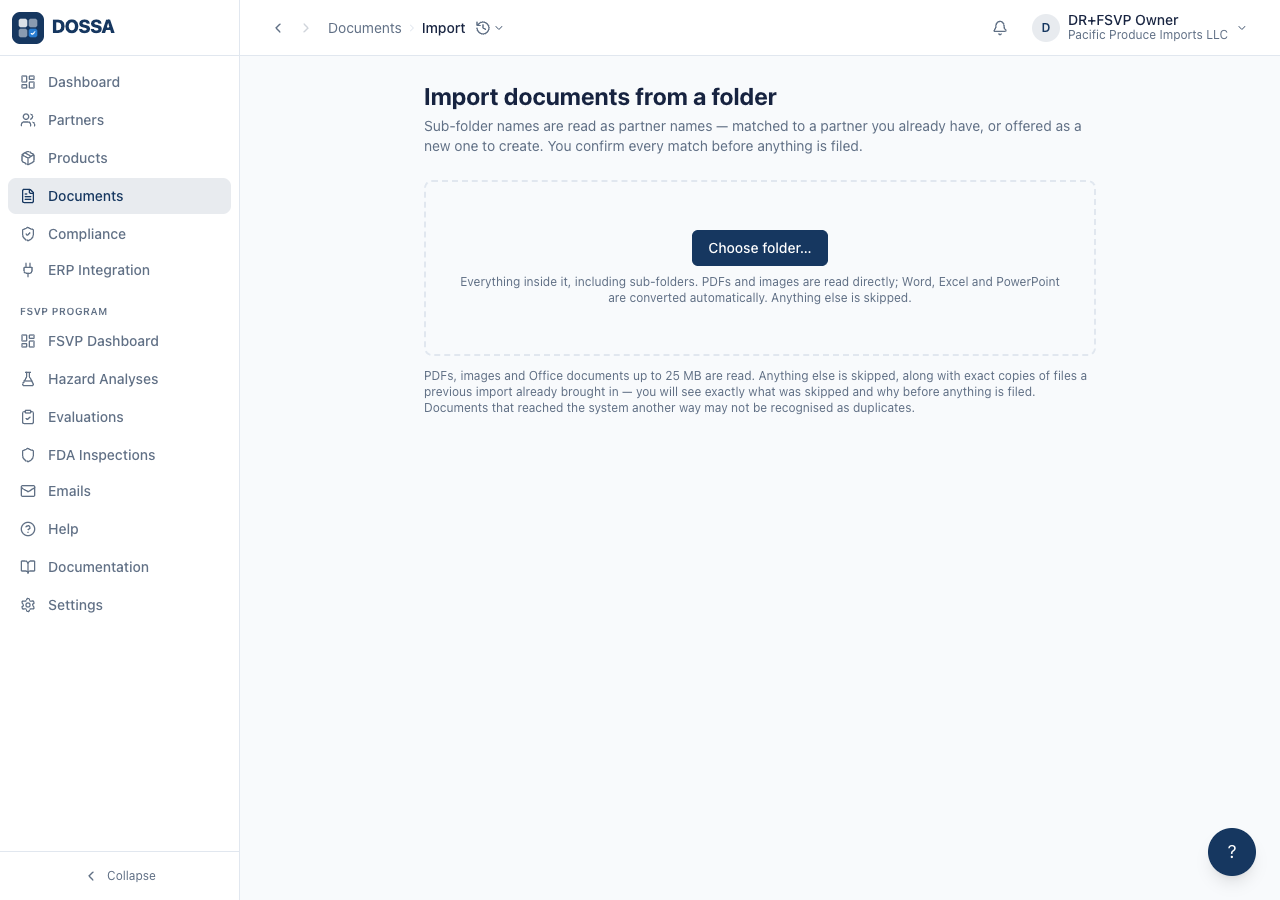 Import part of a folder, when the whole folder is not what you meant