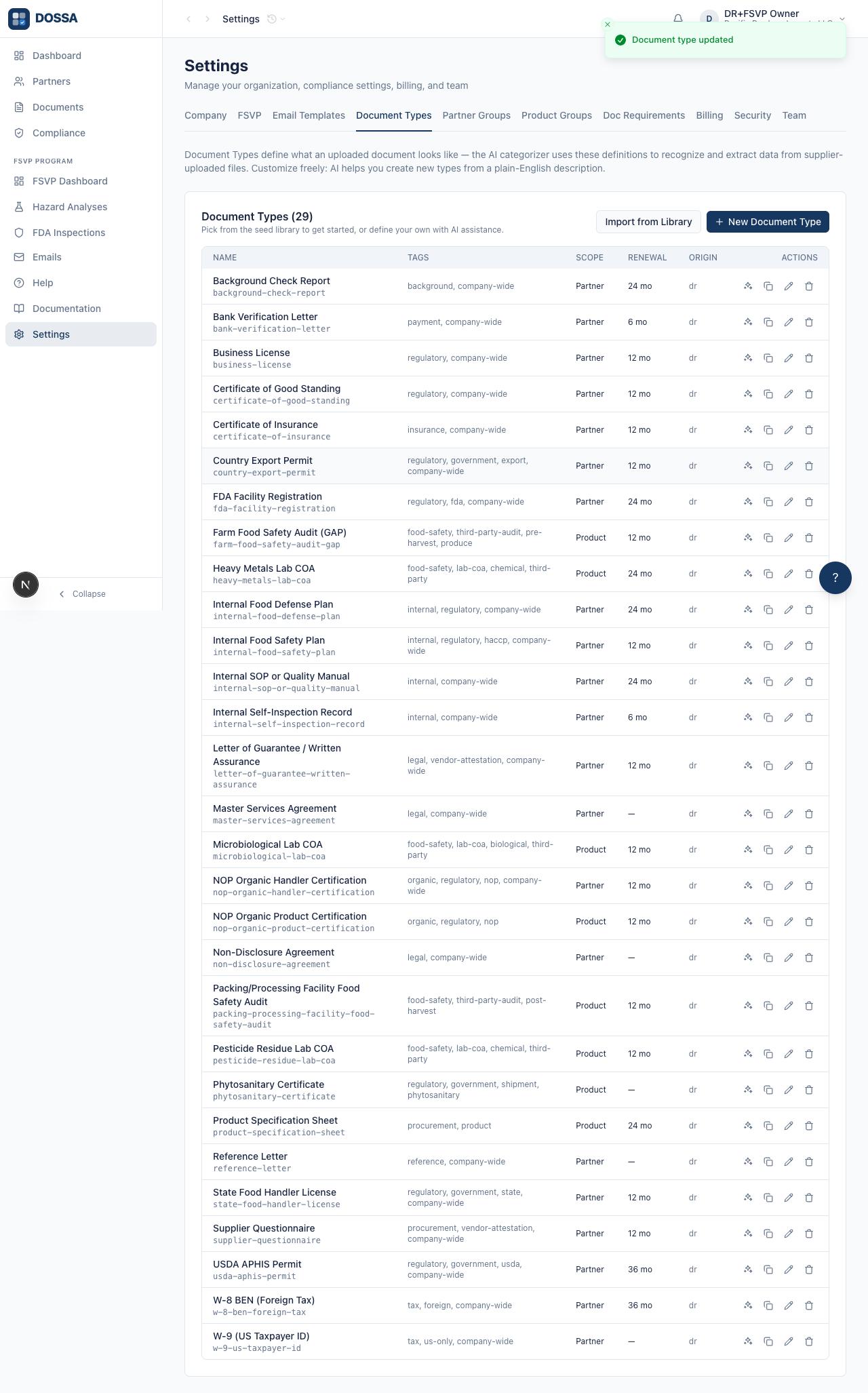 Edit an imported type's match criteria after the fact