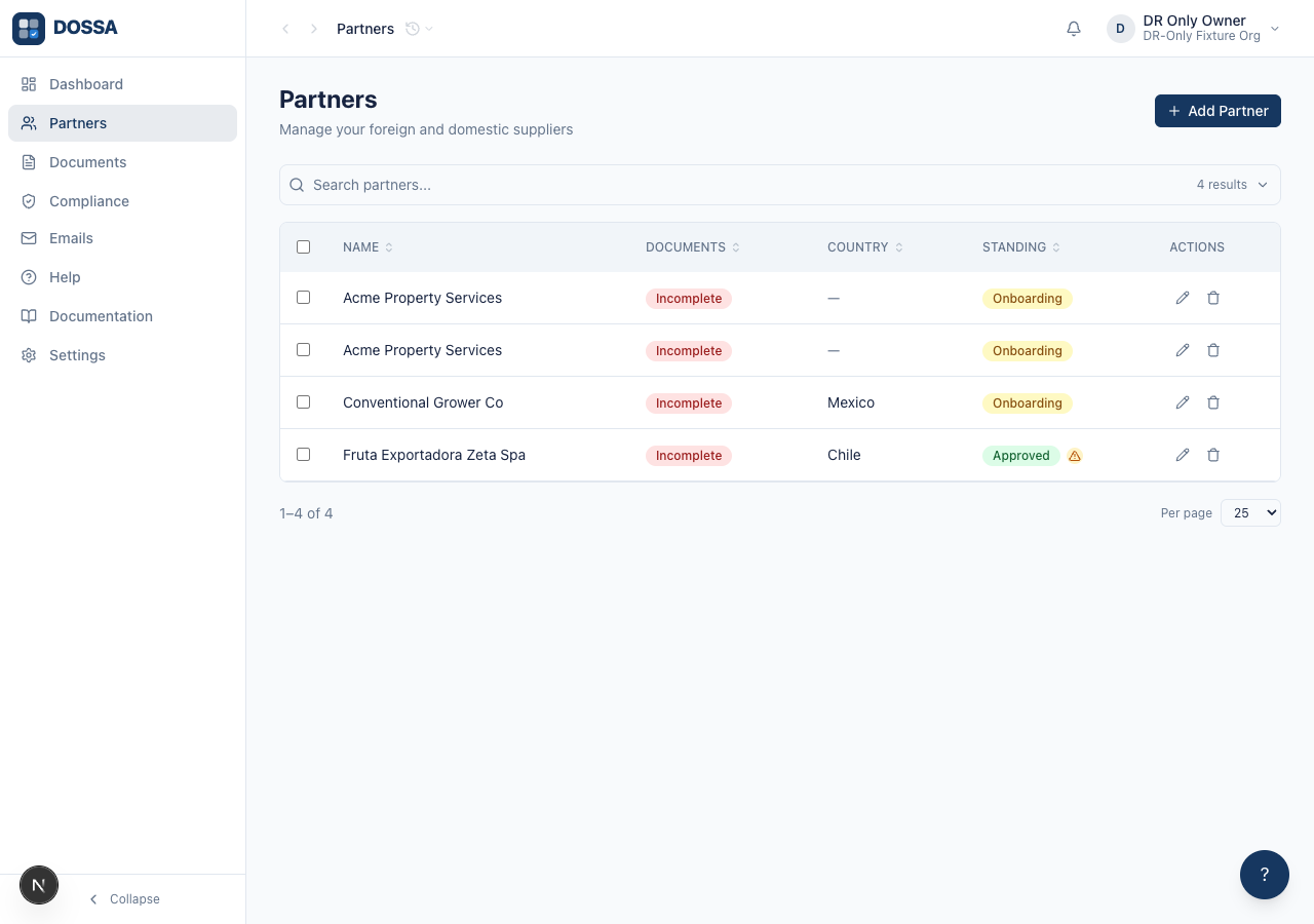 Approve the onboarding partner